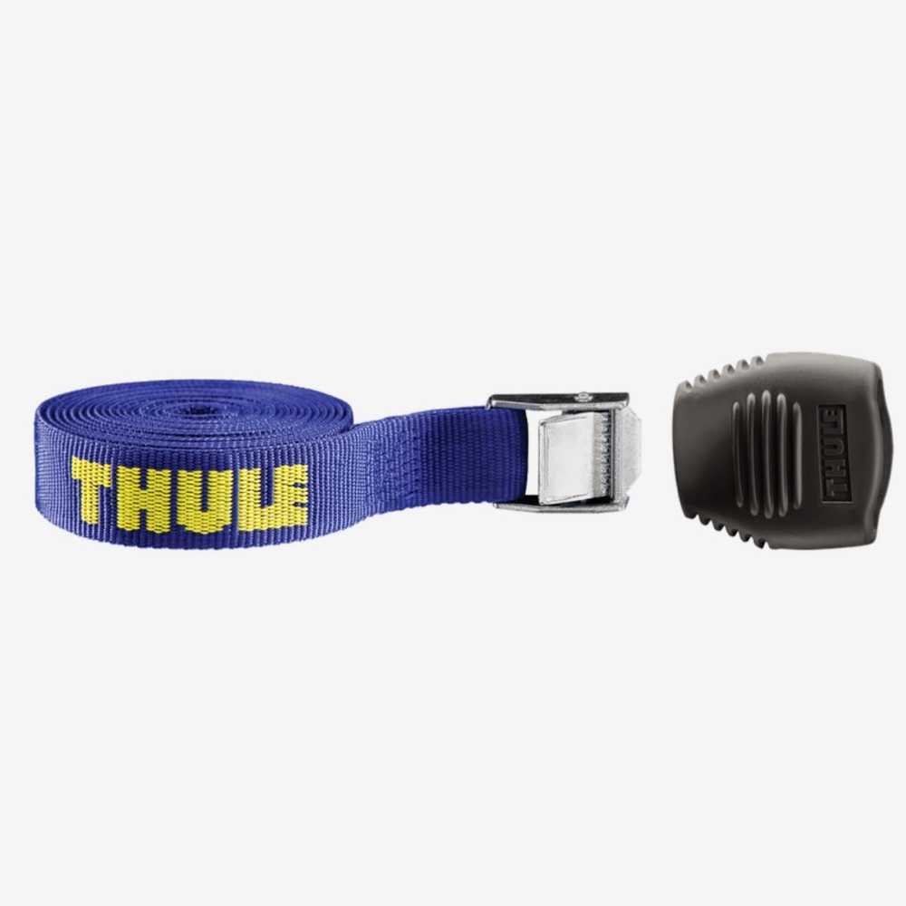 EUC 2pk Thule Load Transport Boat Kayak Canoe Straps - 9ft, Pair - Blue & Yellow